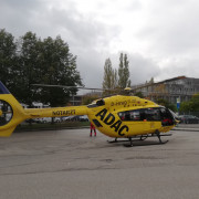 Hubschrauberlandung Hans-Pinsel-Straße